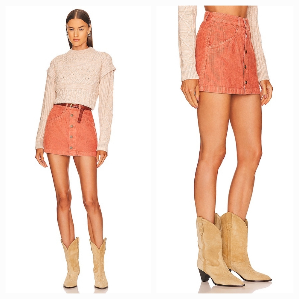 FREE  PEOPLE  MINI  SKIRT
